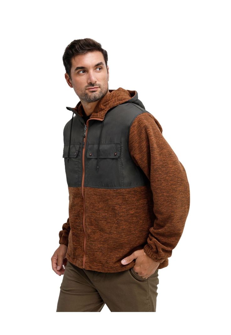 Polerón Polar Hombre Naranjo Panama Jack-1