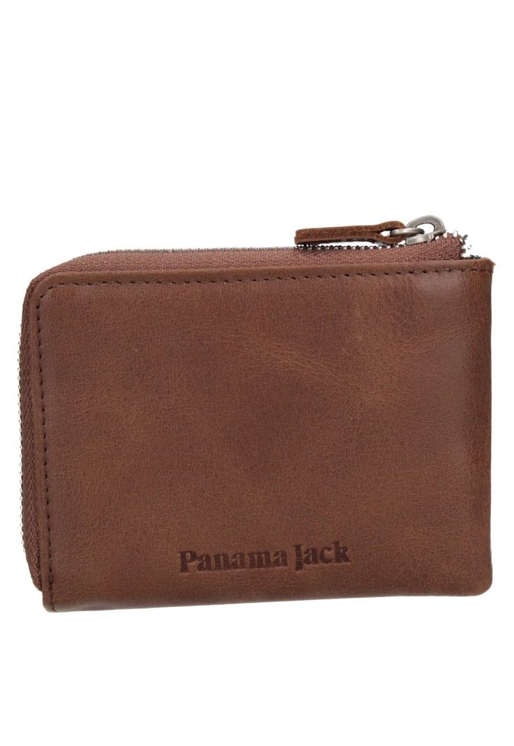 Monedero Cuero Hombre Café Panama Jack-2