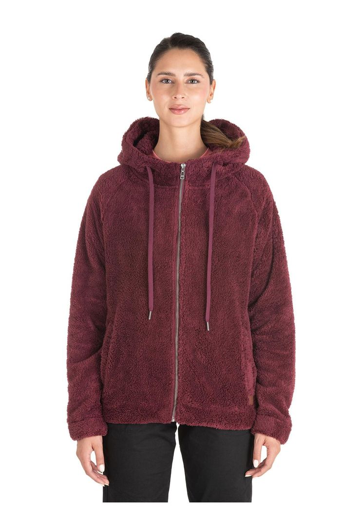 Polerón Fleece Burdeo Mujer Panama Jack-0