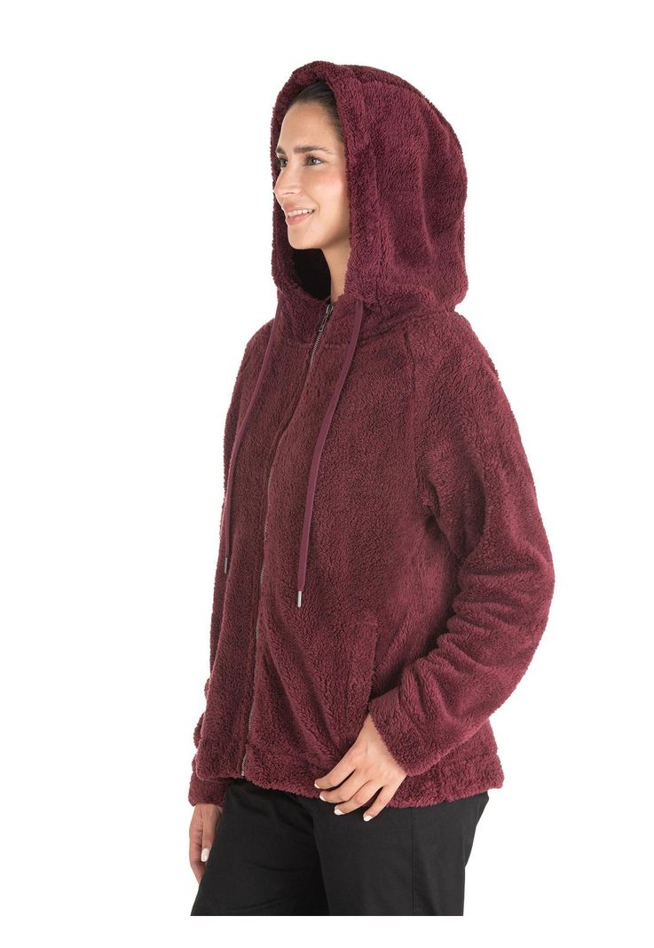 Polerón Fleece Burdeo Mujer Panama Jack-2