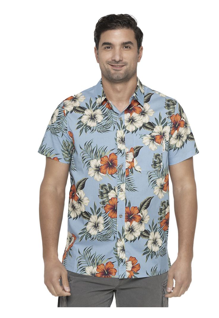 Camisa Hombre Turquesa Panama Jack-0