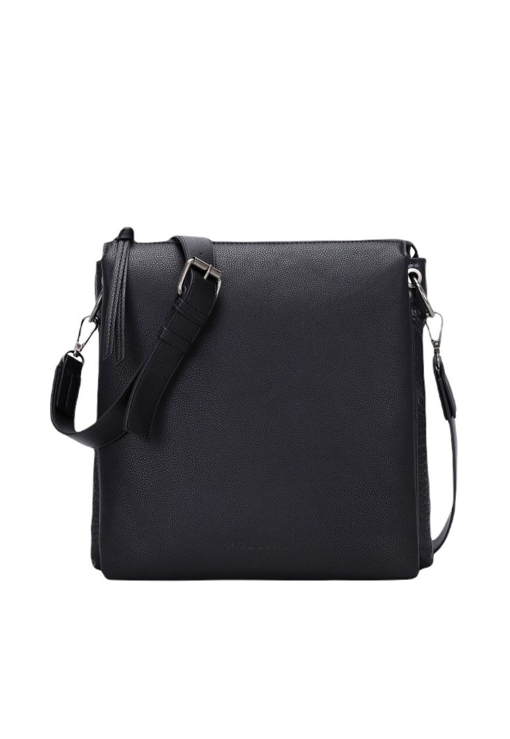 Cartera Tote Box Verona I Negro Pollini-0