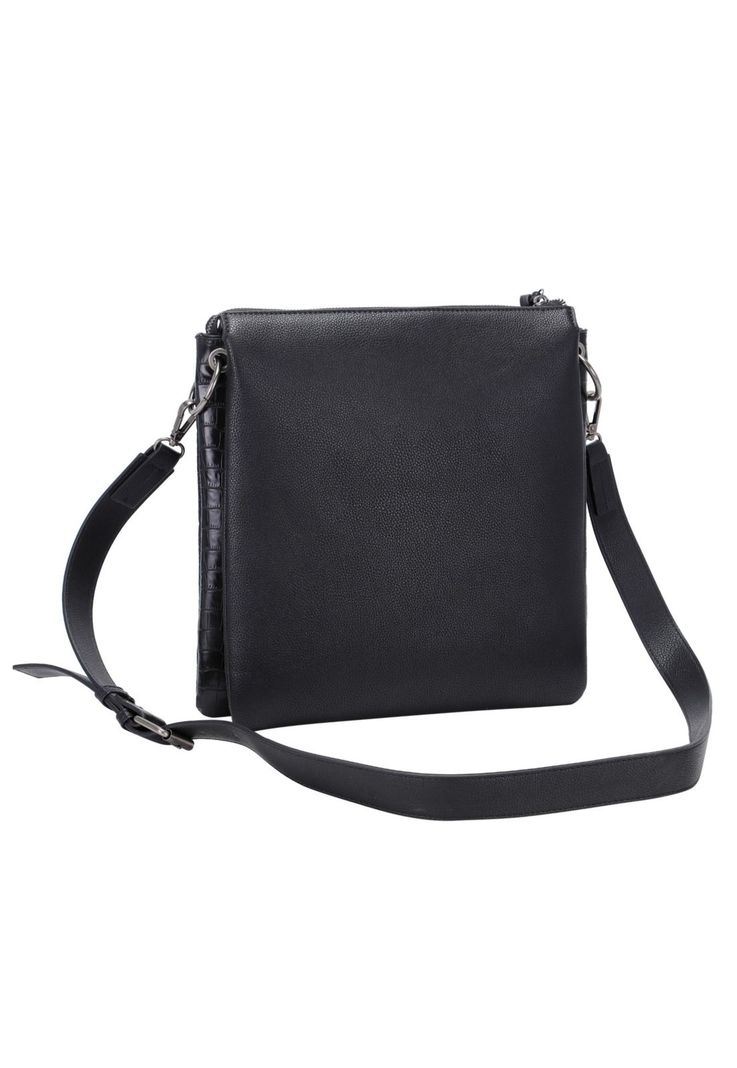 Cartera Tote Box Verona I Negro Pollini-2