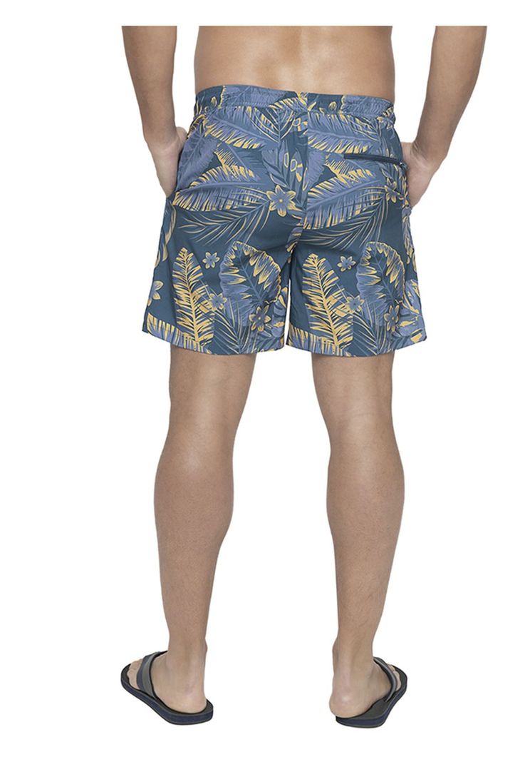 Traje de baño Azul Panama Jack-1