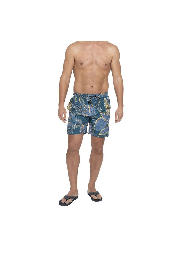 Traje de baño Azul Panama Jack-4