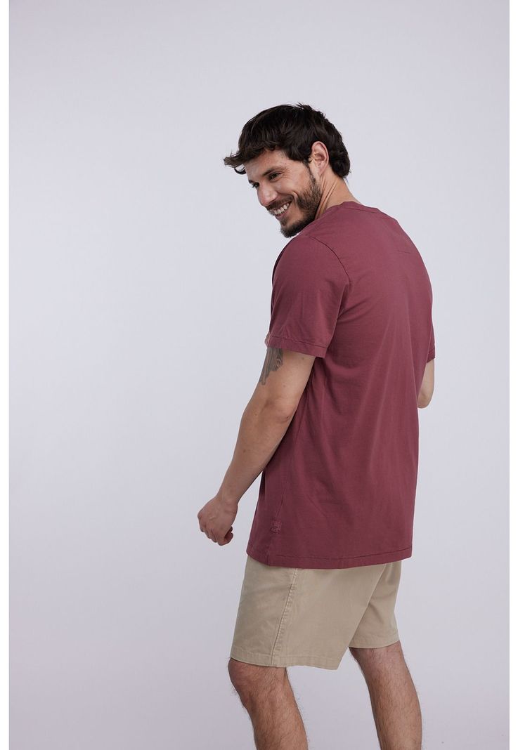 Polera Hombre Burdeo Panama Jack-1