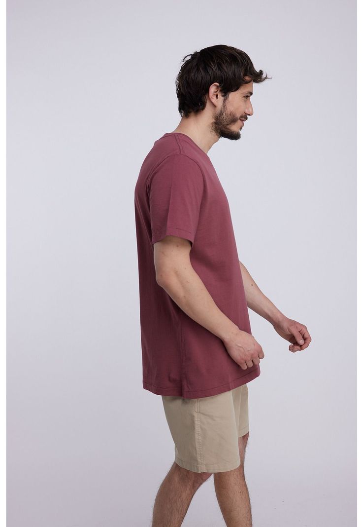 Polera Hombre Burdeo Panama Jack-3