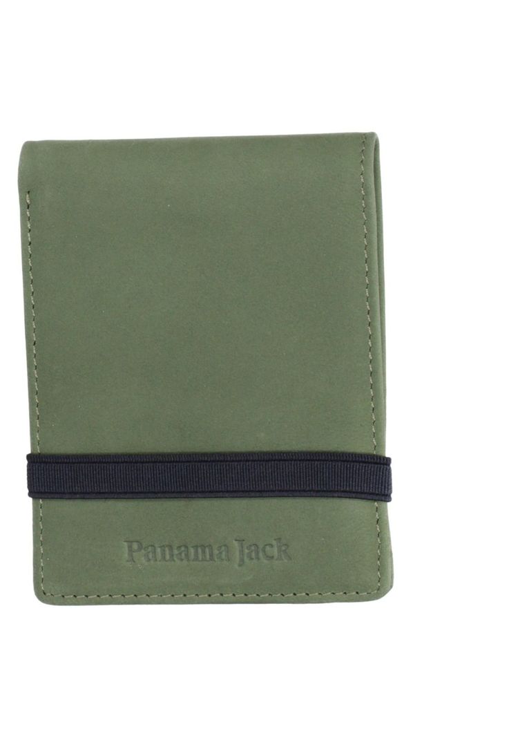 Billetera Cuero Hombre Verde Panama Jack-0