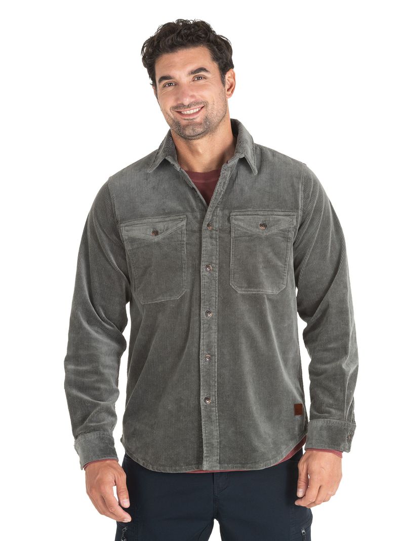 Chaqueta Cotelé Hombre Gris Panama Jack-0