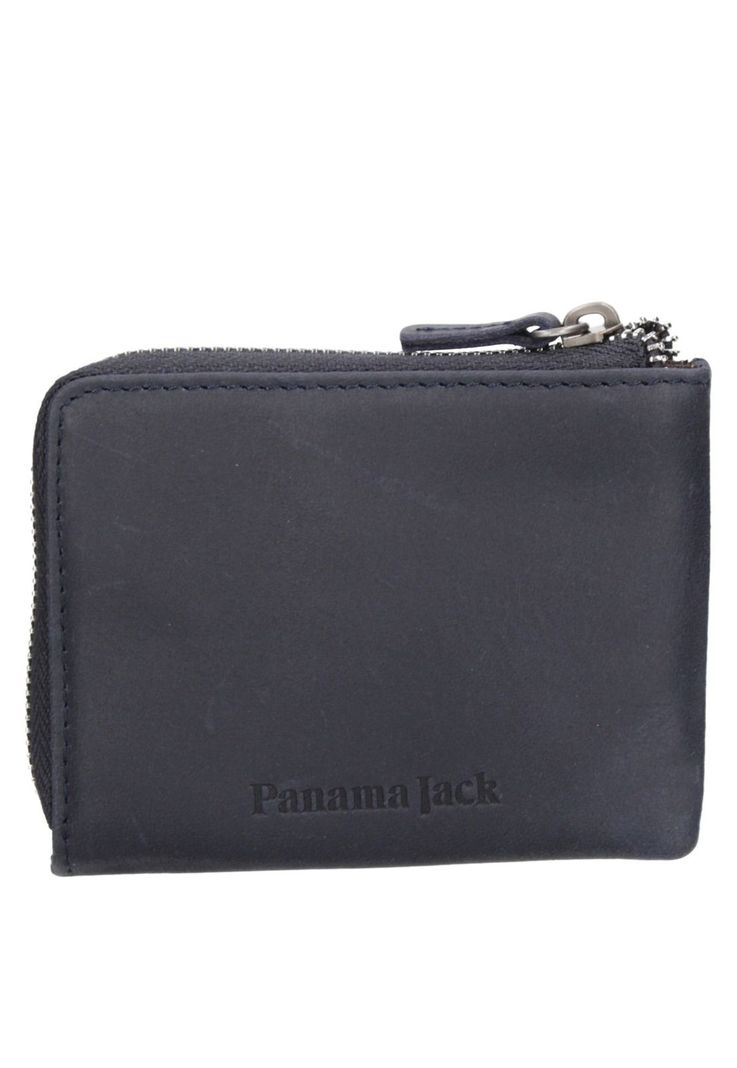 Monedero Cuero Hombre  Azul Panama Jack-2