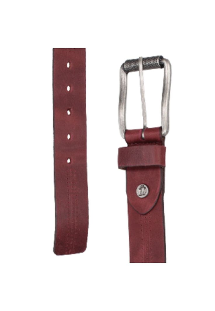 Cinturón Cuero Hombre J502 Burdeo Panama Jack-1