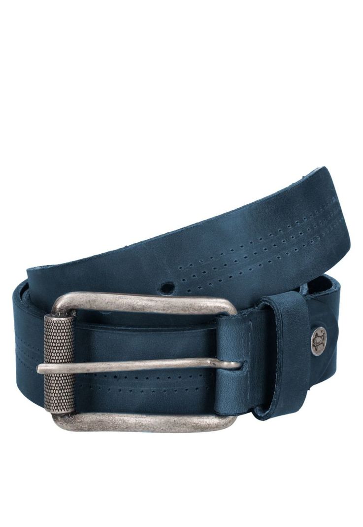 Cinturón Cuero Hombre Azul Oscuro Panama Jack-0