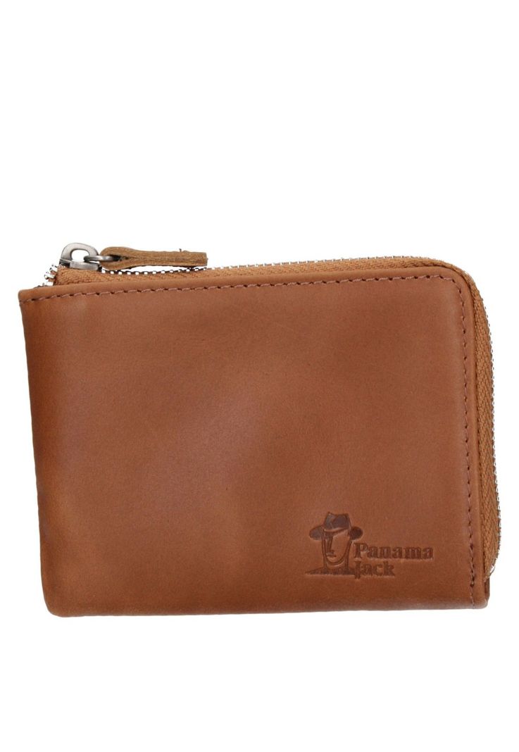 Monedero Cuero Hombre Camel Panama Jack-0