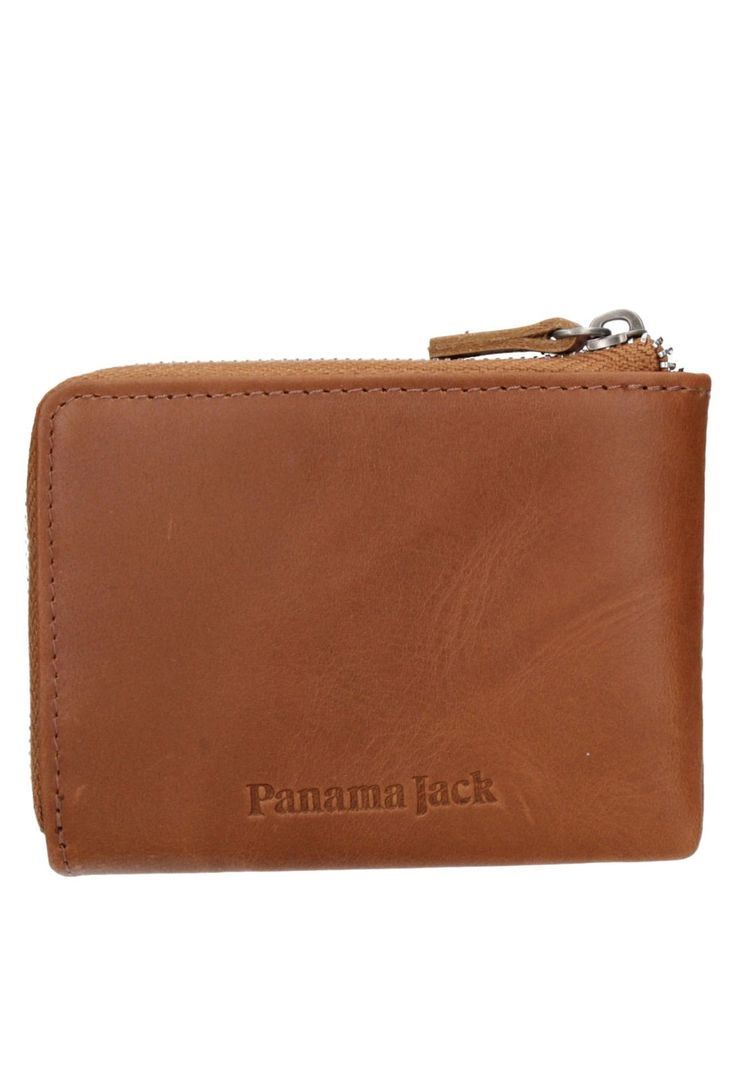 Monedero Cuero Hombre Camel Panama Jack-2