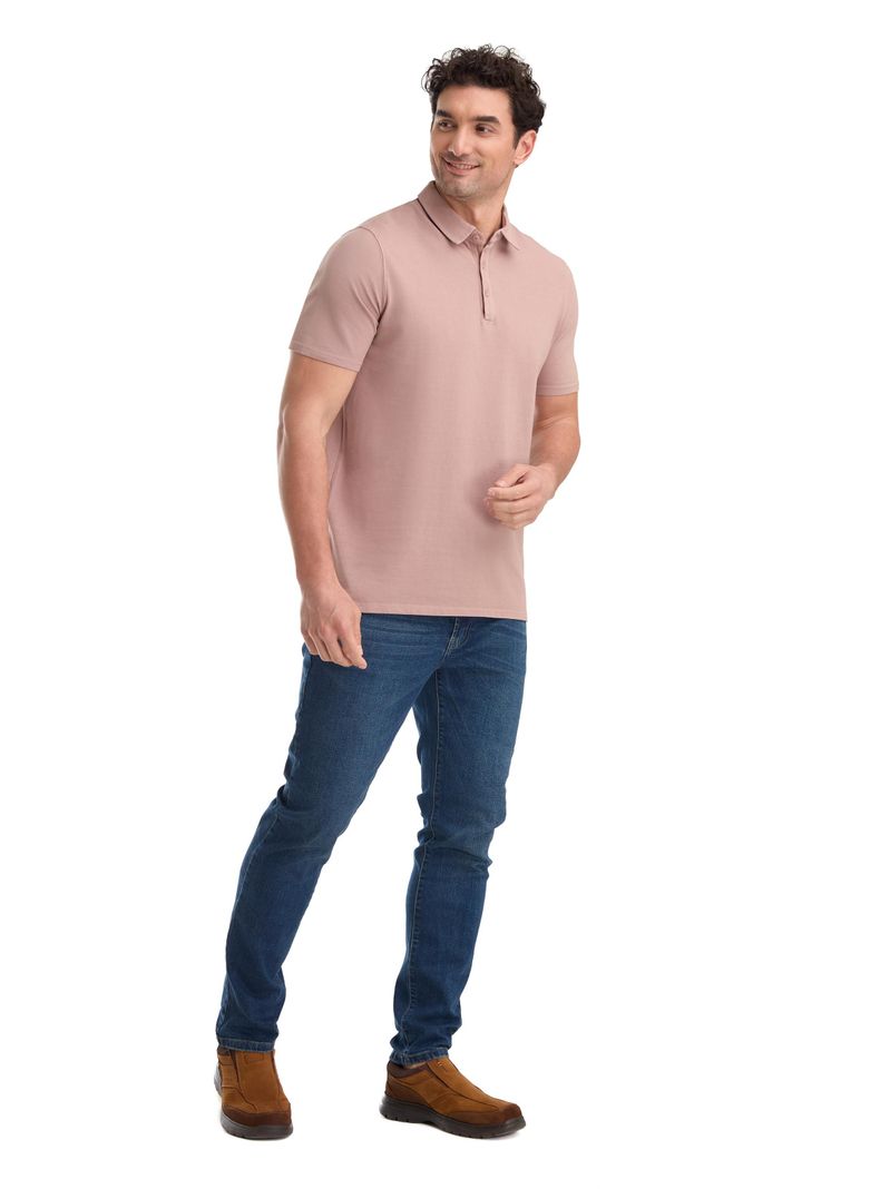 Polera Manga Corta Hombre Valencia Panama Jack-1