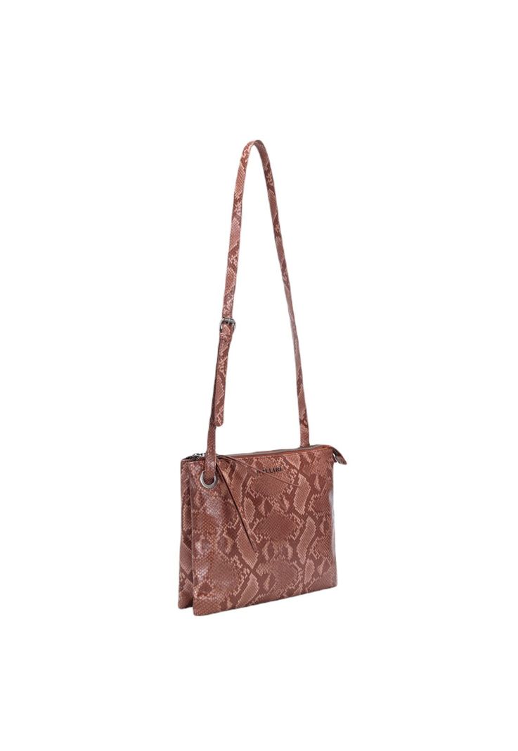 Cartera Bandolera Animal Print Pollini-0