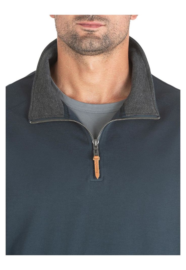 Poleron Hombre Azul Panama Jack-4