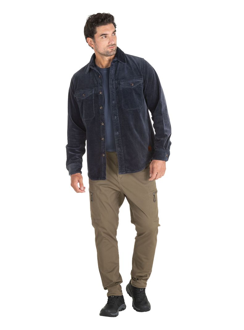 Chaqueta Cotelé Hombre Azul Panama Jack-3