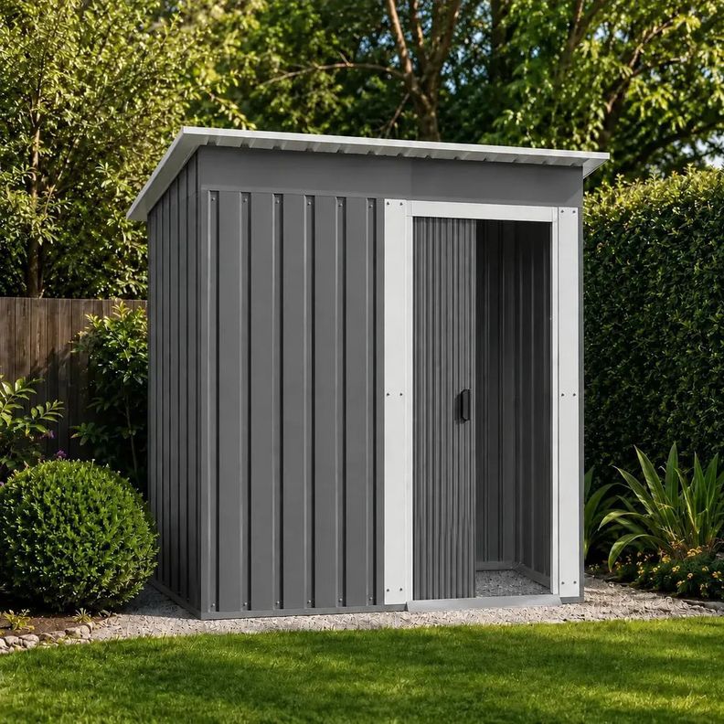 Bodega De Jardin Gris 1.38 M2 181x162x86 CM