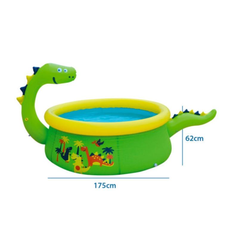 Piscina Infantil Dinosaurio Inflable Lanza Agua 62-1