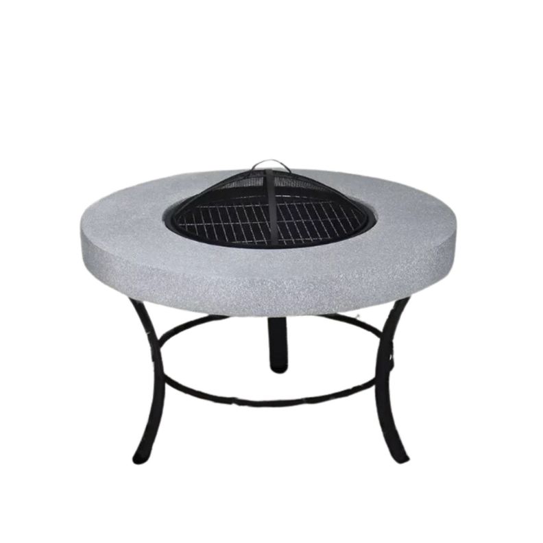 Fogon Parrilla a la Piedra Clasico 81x81x58.5cm-0