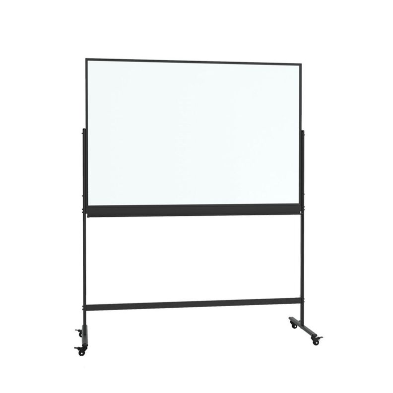 Pizarra Clasic Móvil Vidrio Transparente de 90x120cm -0