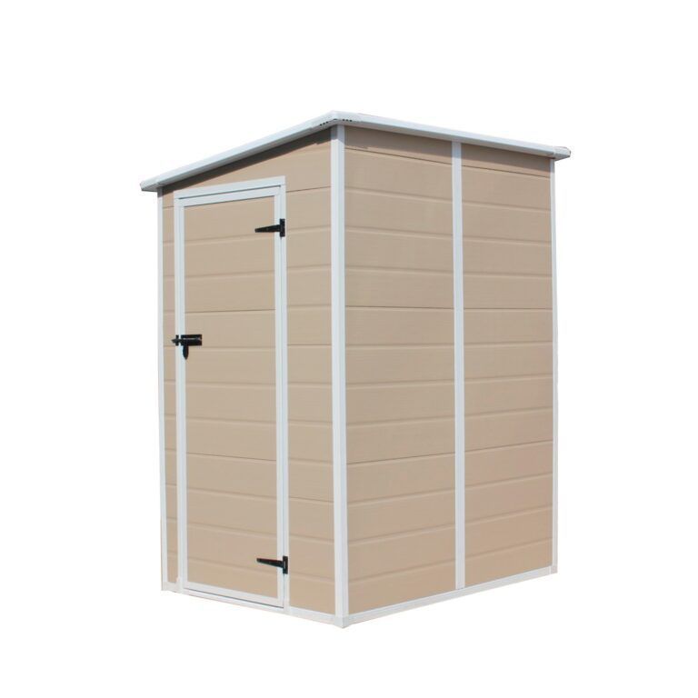 Bodegas Jardin Plastico PP 151X121X193CM Café Claro 1.83m2-0