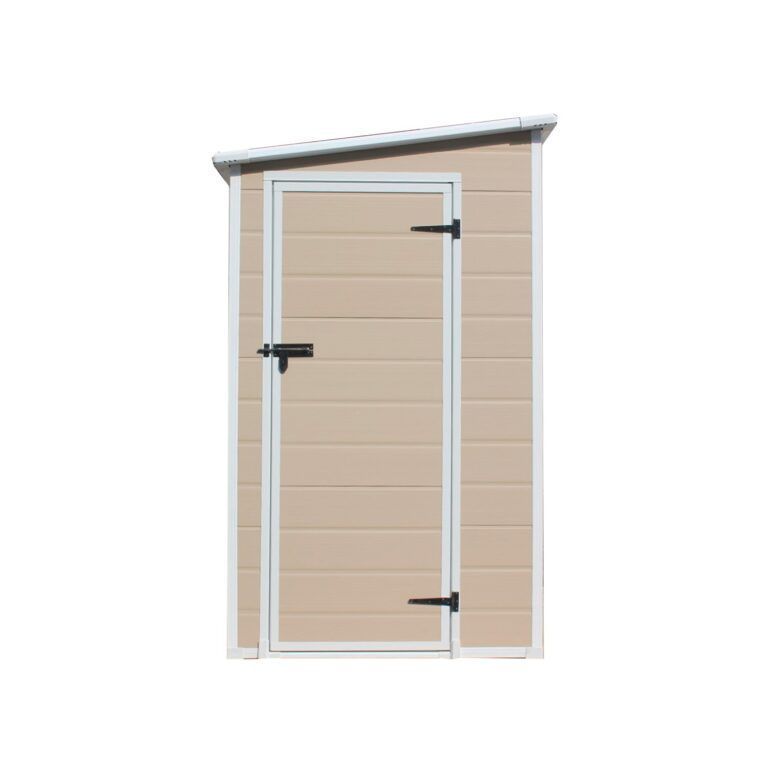 Bodegas Jardin Plastico PP 151X121X193CM Café Claro 1.83m2-2