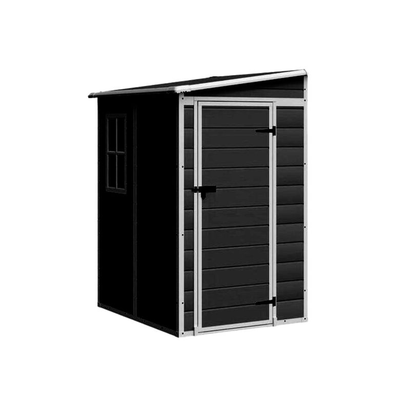 Bodegas Jardin Plastico PP Gris Oscuro 1.83m2-0