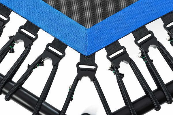 Trampolin Hexagonal Fitness 135cm Con Soporte Azul-2