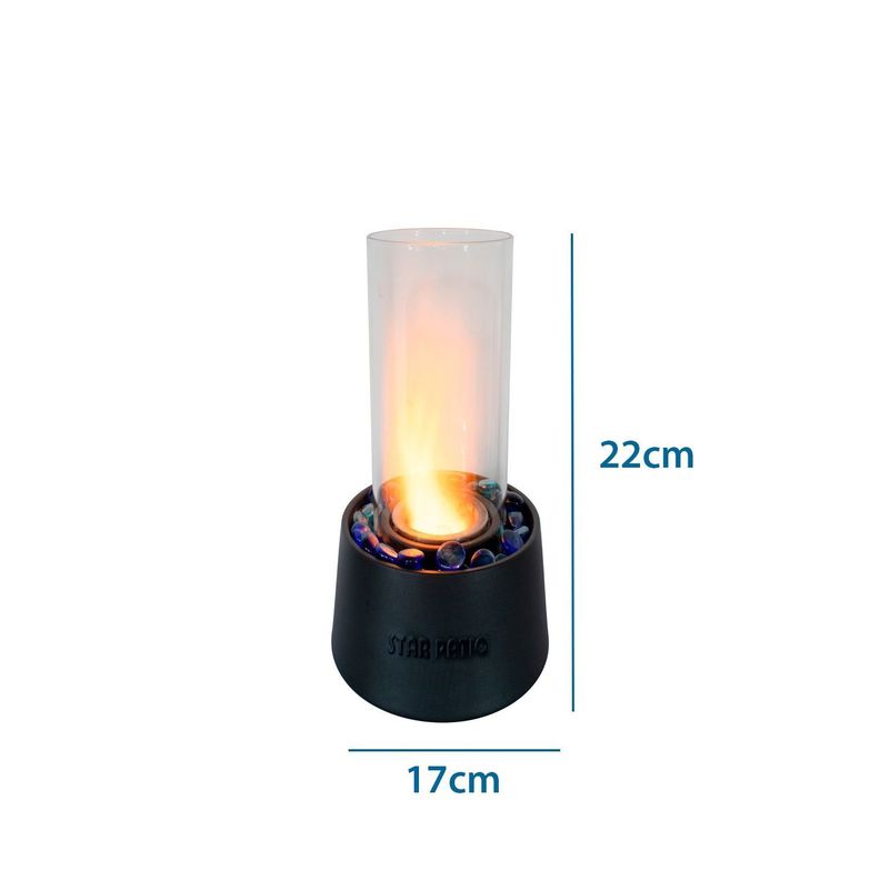 Fogón Decorativo De Mesa Bioetanol 22cm-1