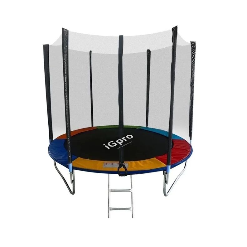 Cama Elastica IGpro con Malla y Escalera 2,44 mt 8FT-0