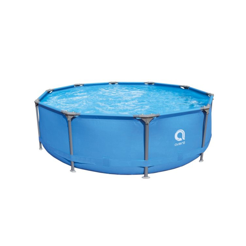 Piscina Estructural Redonda Grande 3mt Diametro X 76cm Alto-0
