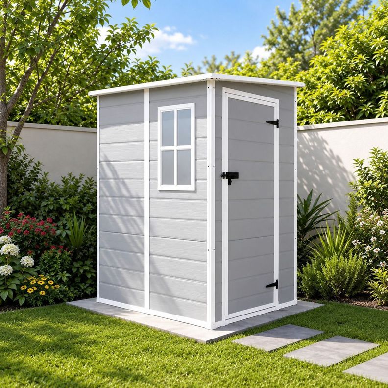 Bodega Jardin Plastico 151X121X193CM 1.83m2