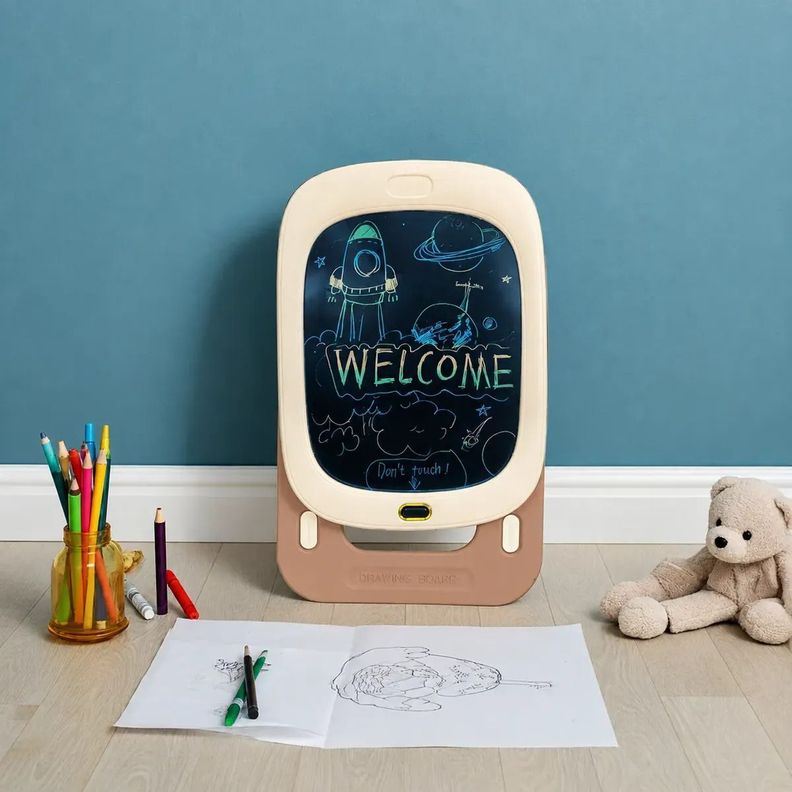 Pizarra LCD  Infantil de Dibujo  Beige