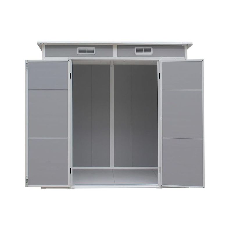 Bodegas Jardin Plastico PP 237X123XX183CM Gris 2.93m2-2