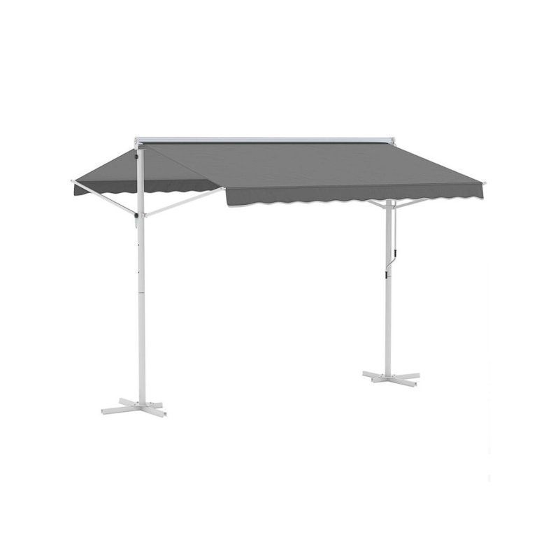 Toldo Autosoportado Retractil 4x3mt Gris-0