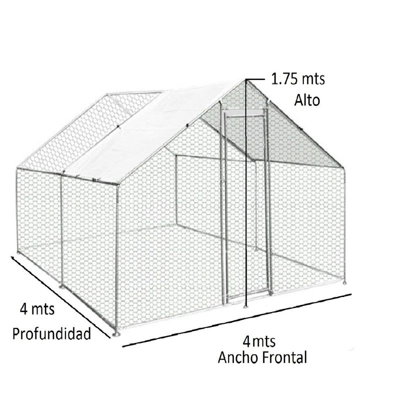 Gallinero Modular 4x4mt-1