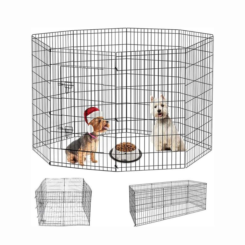 Corral Plegable Pet 90cm Alto 3 Posiciones M (Medium)-1