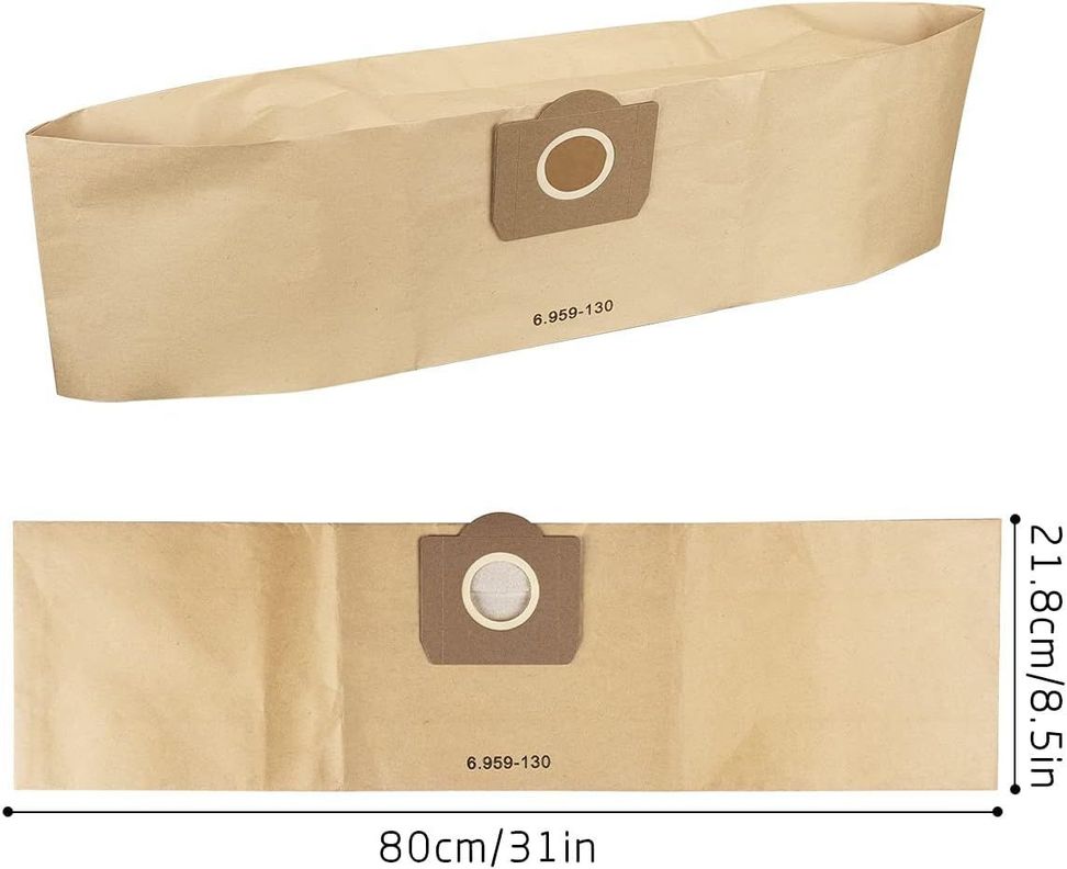 5 Bolsa papel para Aspiradora Karcher WD3-2