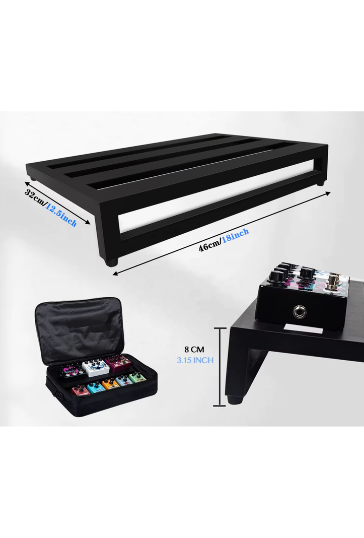 Pedalboard Guitarra Bajo con Bolso-1