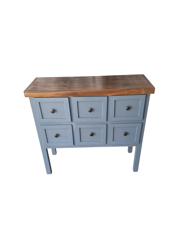 Mueble Urbino 6 Bicolor Celeste