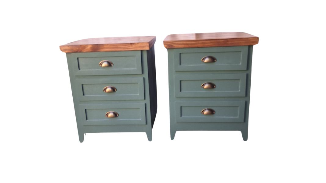Velador Rustico Bicolor Verde Terramo Pack-0