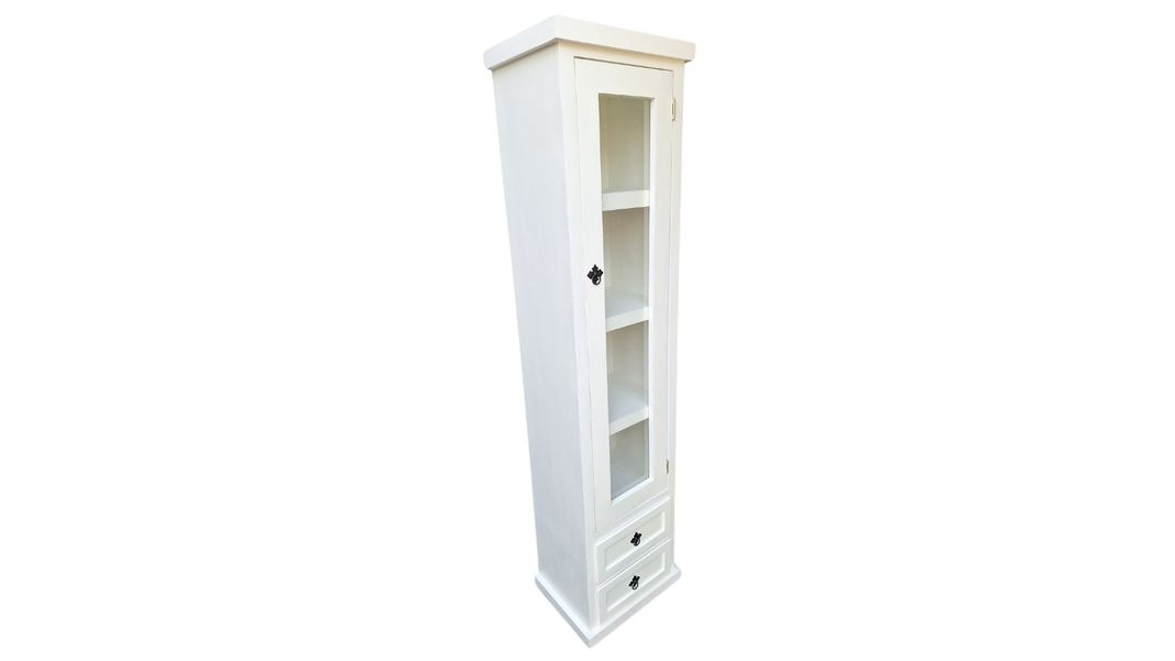 Torre Madera Rustica Blanca-1