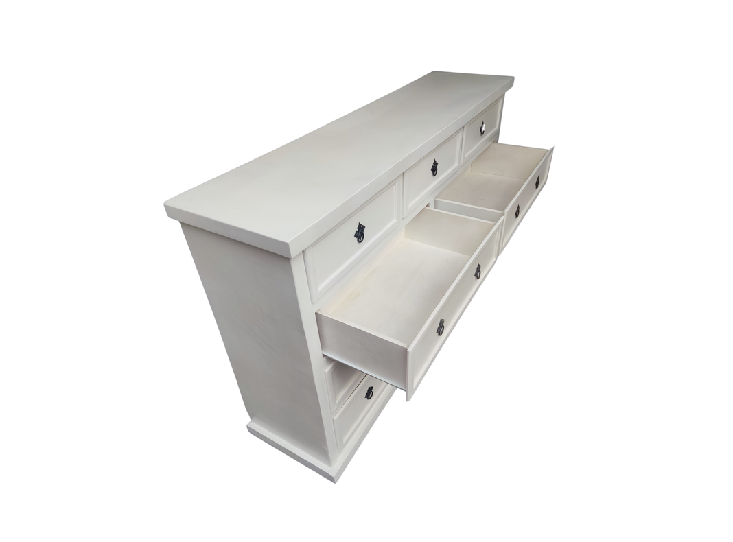 Comoda Rustica Blanca Consenza 150-5
