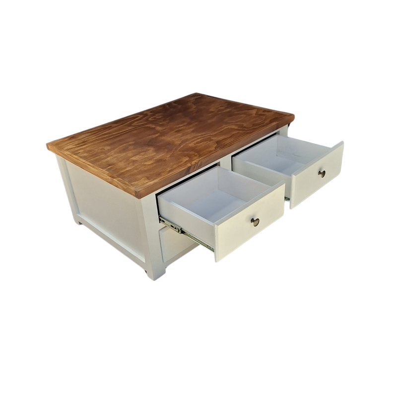 Mesa de Centro Novara Bicolor Blanco-1