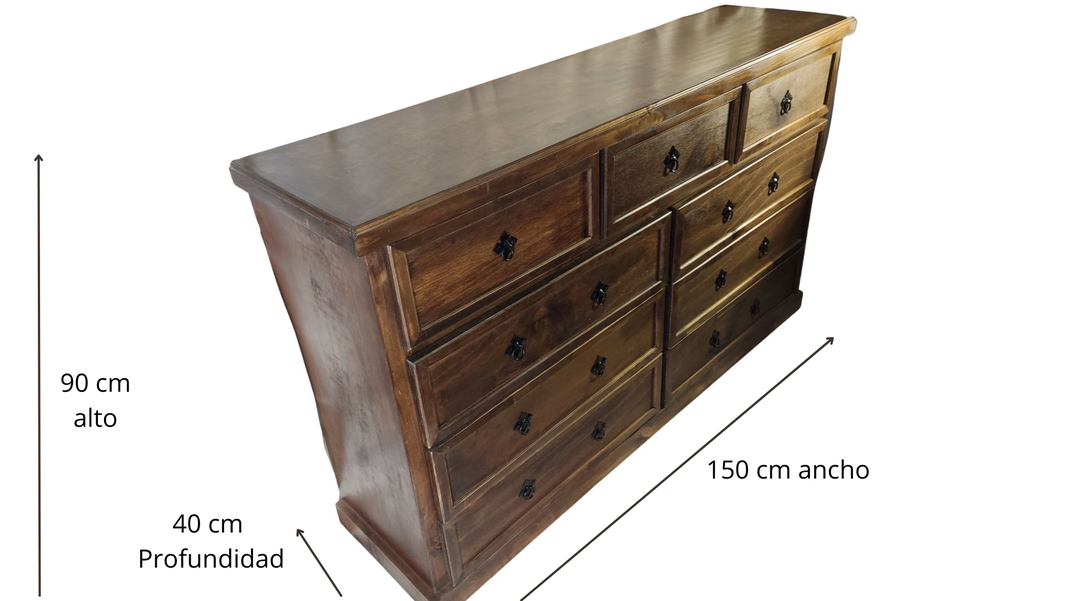 Comoda Rustica Chocolate 150-1