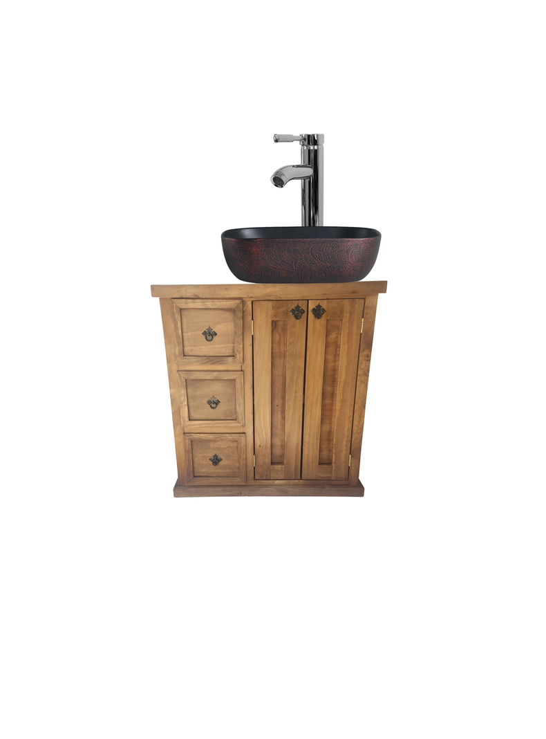 Vanitorio 80 Rustico Pardo Neon