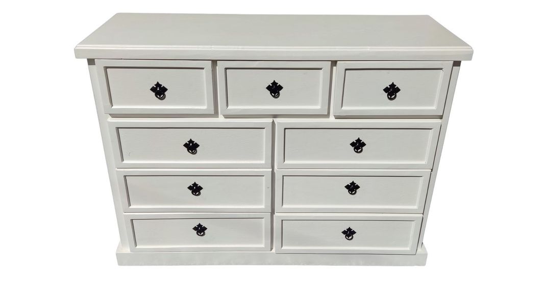 Comoda Rustica Blanca 120-0
