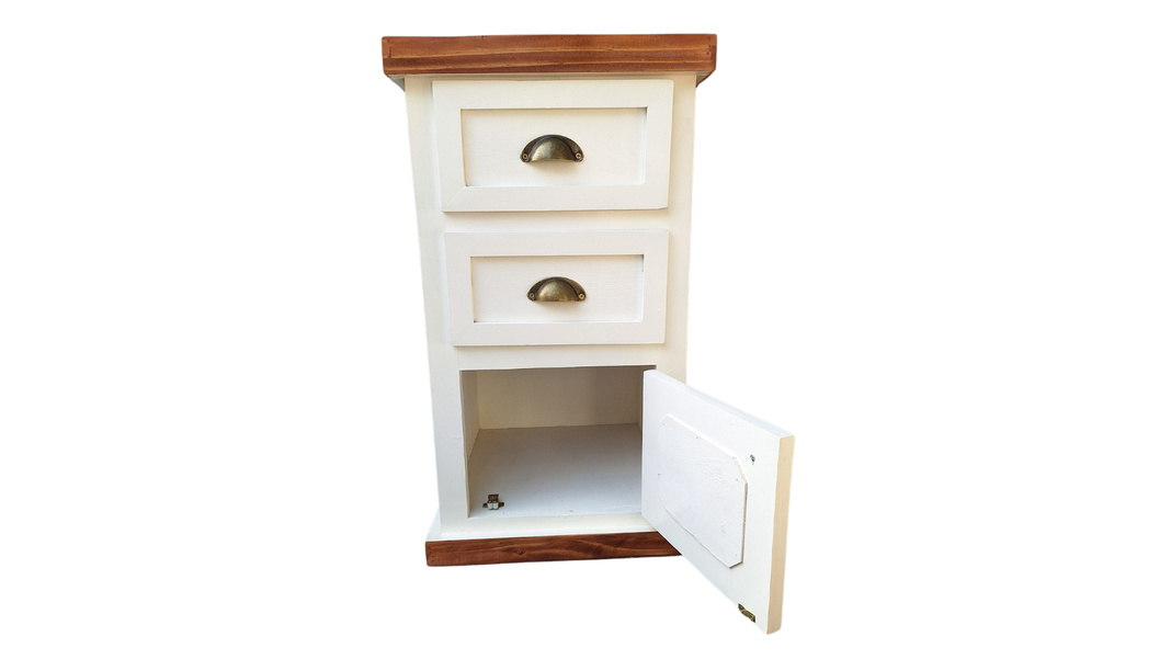 Velador Kit Rustico Bicolor Blanco-1